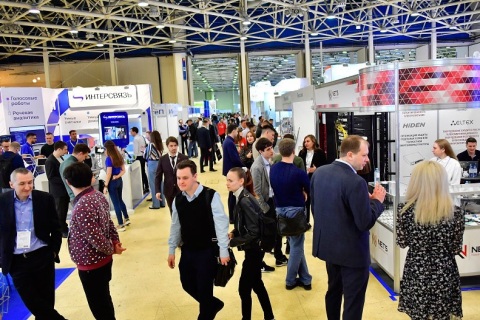 俄罗斯莫斯科通讯通信设备展览会展会现场图片