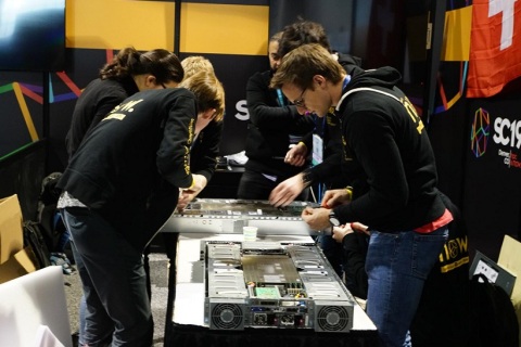 美国超级计算电脑展览会展会现场图片