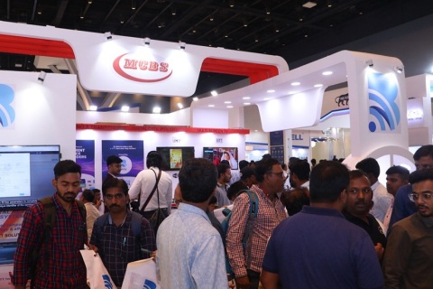 印度孟买有线电视及卫星通讯展览会展会现场图片