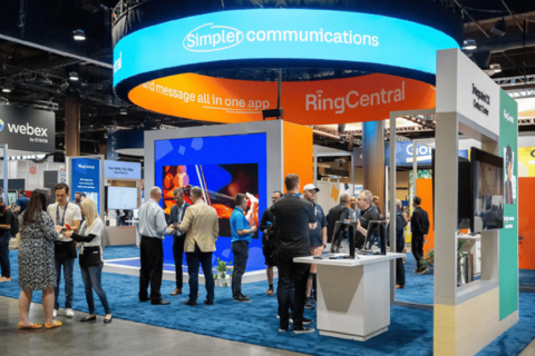 美国全球IP通信展览会展会现场图片