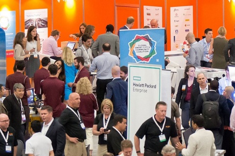 美国全球IP通信展览会展会现场图片