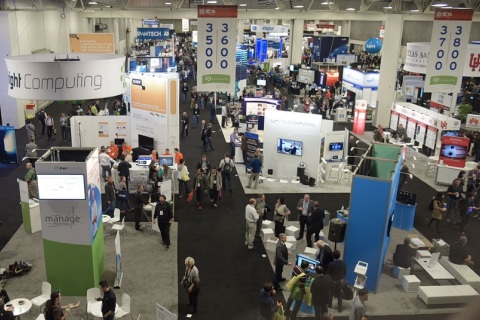 美国超级计算电脑展览会展会现场图片