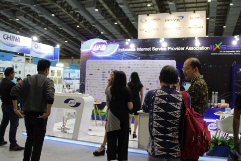 印尼雅加达通讯、ICT及互联网展览会展会现场图片