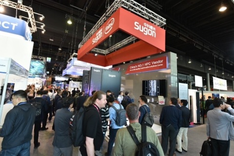 美国超级计算电脑展览会展会现场图片