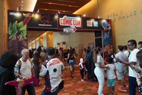 新加坡动漫展展会现场图片