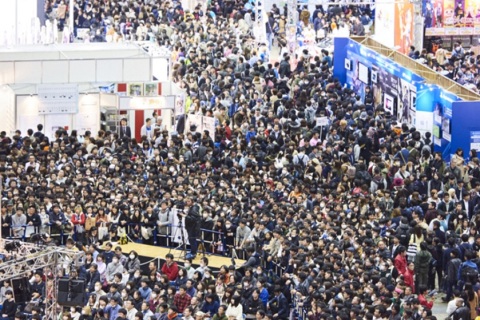 日本东京动漫展览会展会现场图片