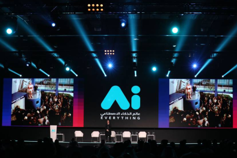 中东迪拜AI技术人工智能展展会现场图片