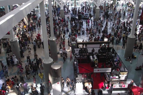 美国洛杉矶动漫展览会展会现场图片