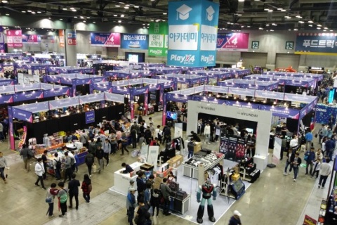 韩国首尔游戏游艺展展会现场图片