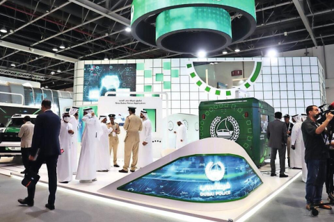 中东迪拜AI技术人工智能展展会现场图片