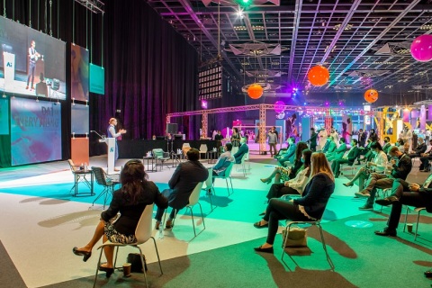 中东迪拜AI技术人工智能展展会现场图片