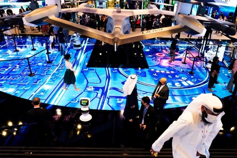 中东迪拜AI技术人工智能展展会现场图片