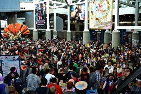 美国洛杉矶动漫展览会展会现场图片