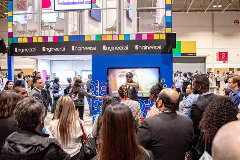 中东迪拜AI技术人工智能展展会现场图片