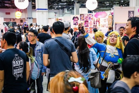 新加坡动漫展展会现场图片