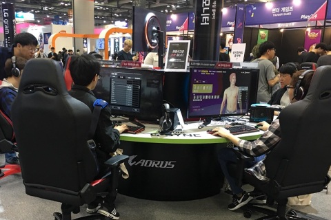 韩国首尔游戏游艺展展会现场图片