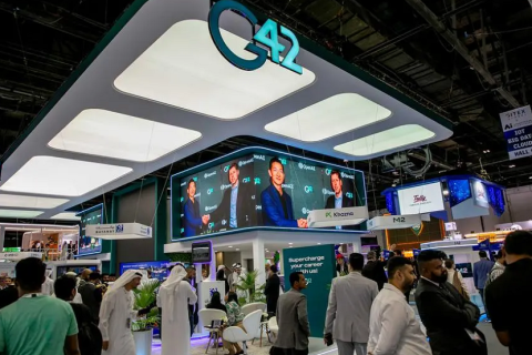 中东迪拜AI技术人工智能展展会现场图片