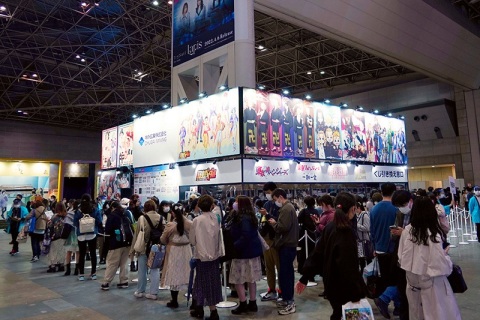 日本东京动漫展览会展会现场图片