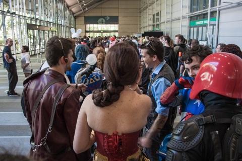 澳洲澳大利亚布里斯班奥兹动漫展览会展会现场图片