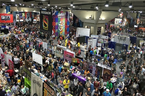 美国旧金山动漫展览会展会现场图片