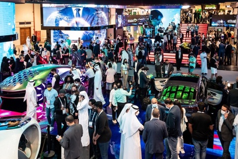 中东迪拜区块链展览会展会现场图片