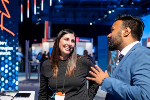 中东迪拜区块链展览会展会现场图片