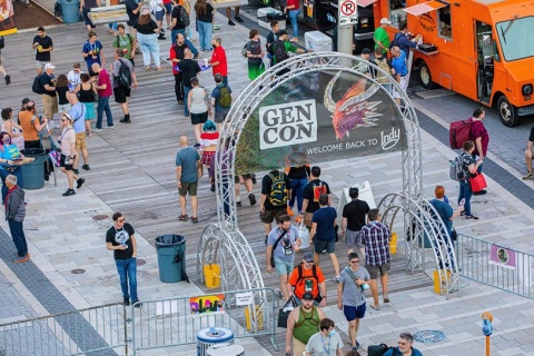 美国游戏及桌游展览会GenCon展会现场图片