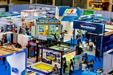 泰国曼谷主题乐园电玩与游戏游艺展览会展会现场图片