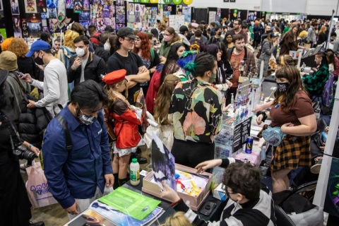 澳洲澳大利亚布里斯班奥兹动漫展览会展会现场图片