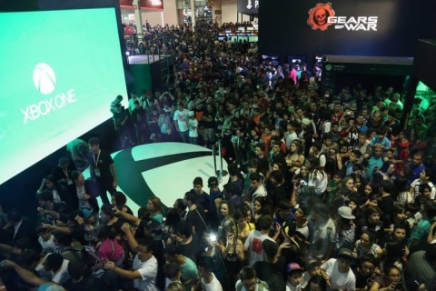 巴西圣保罗游戏展览会展会现场图片