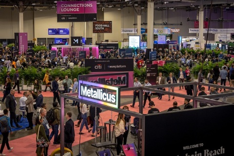 美国拉斯维加斯金融科技展展会现场图片