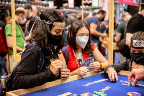 美国游戏及桌游展览会GenCon展会现场图片