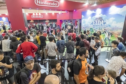 巴西圣保罗游戏展览会展会现场图片