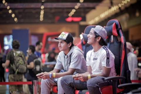 中东阿布扎比游戏动漫展览会展会现场图片