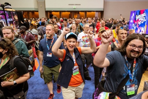 美国游戏及桌游展览会GenCon展会现场图片