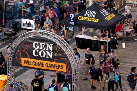 美国游戏及桌游展览会GenCon展会现场图片