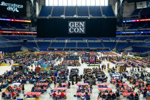 美国游戏及桌游展览会GenCon展会现场图片