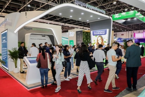 中东迪拜移动支付及电子银行展览会展会现场图片