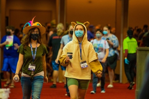 美国游戏及桌游展览会GenCon展会现场图片