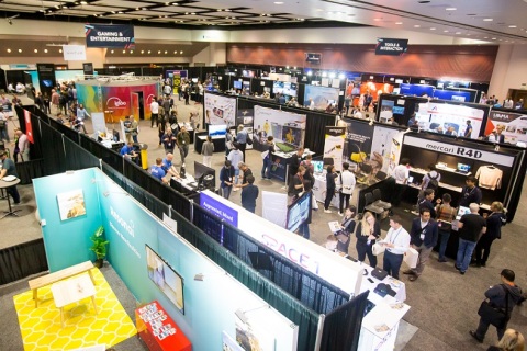 美国虚拟现实XR产业展览会展会现场图片