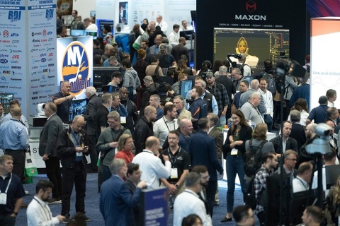 美国拉斯维加斯广播电视展览会展会现场图片