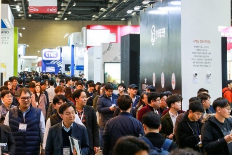 韩国首尔显示产业展览会展会现场图片
