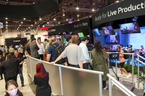 美国拉斯维加斯广播电视展览会展会现场图片