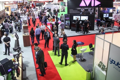 中东迪拜广播电视及卫星设备展览会展会现场图片