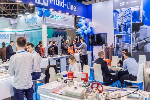 俄罗斯莫斯科石油天然气展览会展会现场图片