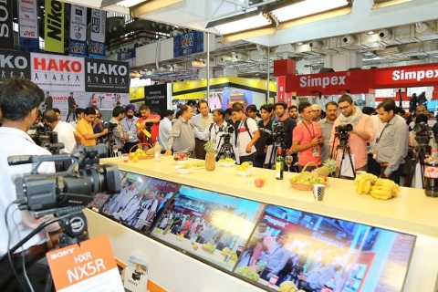 印度新德里摄影器材展览会展会现场图片