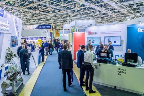 俄罗斯莫斯科石油天然气展览会展会现场图片