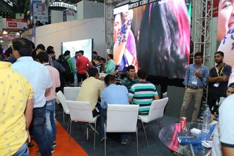 印度新德里摄影器材展览会展会现场图片