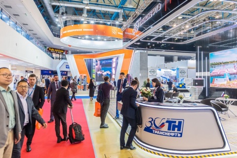 俄罗斯莫斯科石油天然气展览会展会现场图片