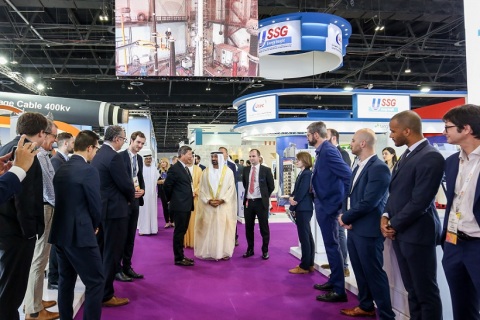 中东迪拜太阳能光伏展览会展会现场图片